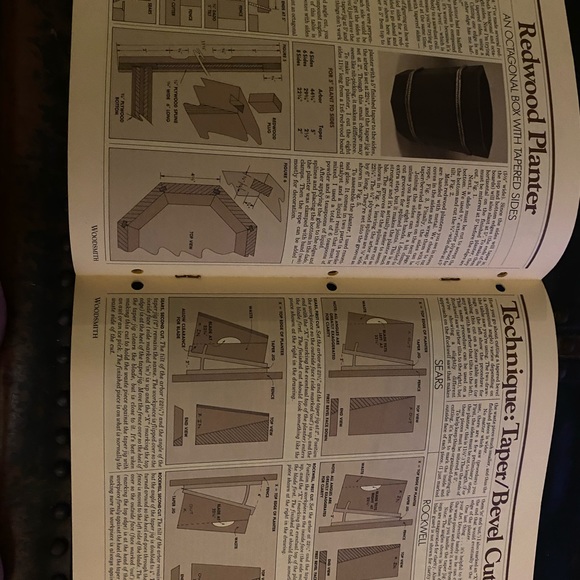 🎉5/$10🎉 Woodsmith magazine number 16 July 1981 tv tray tables, coin sorter - Picture 10 of 11